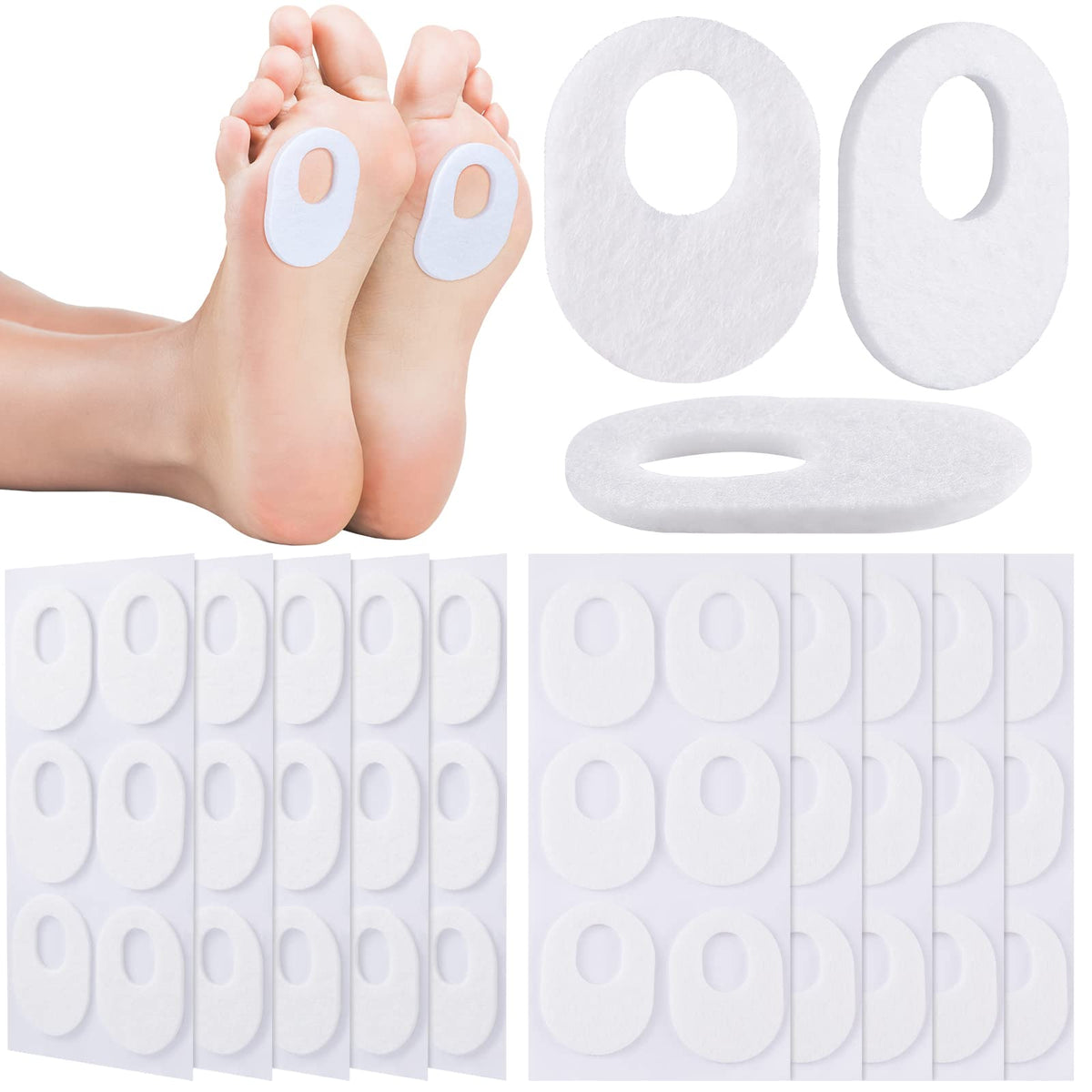 Willbond oval callus pad on the sole for comfortable walking