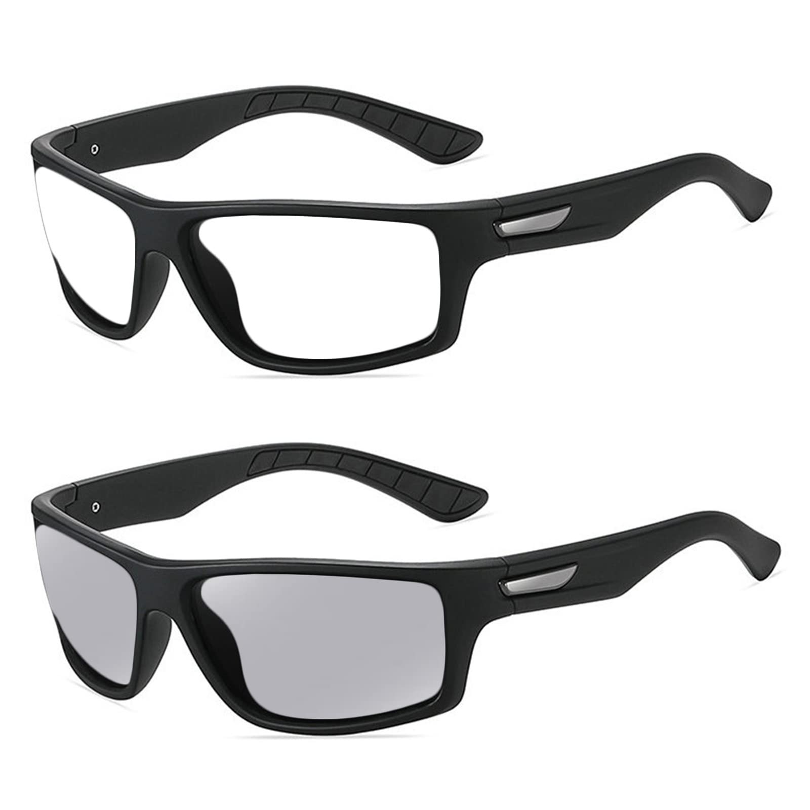 Willochra wraparound safety glasses with readers for indoors reading and outdoor use.
