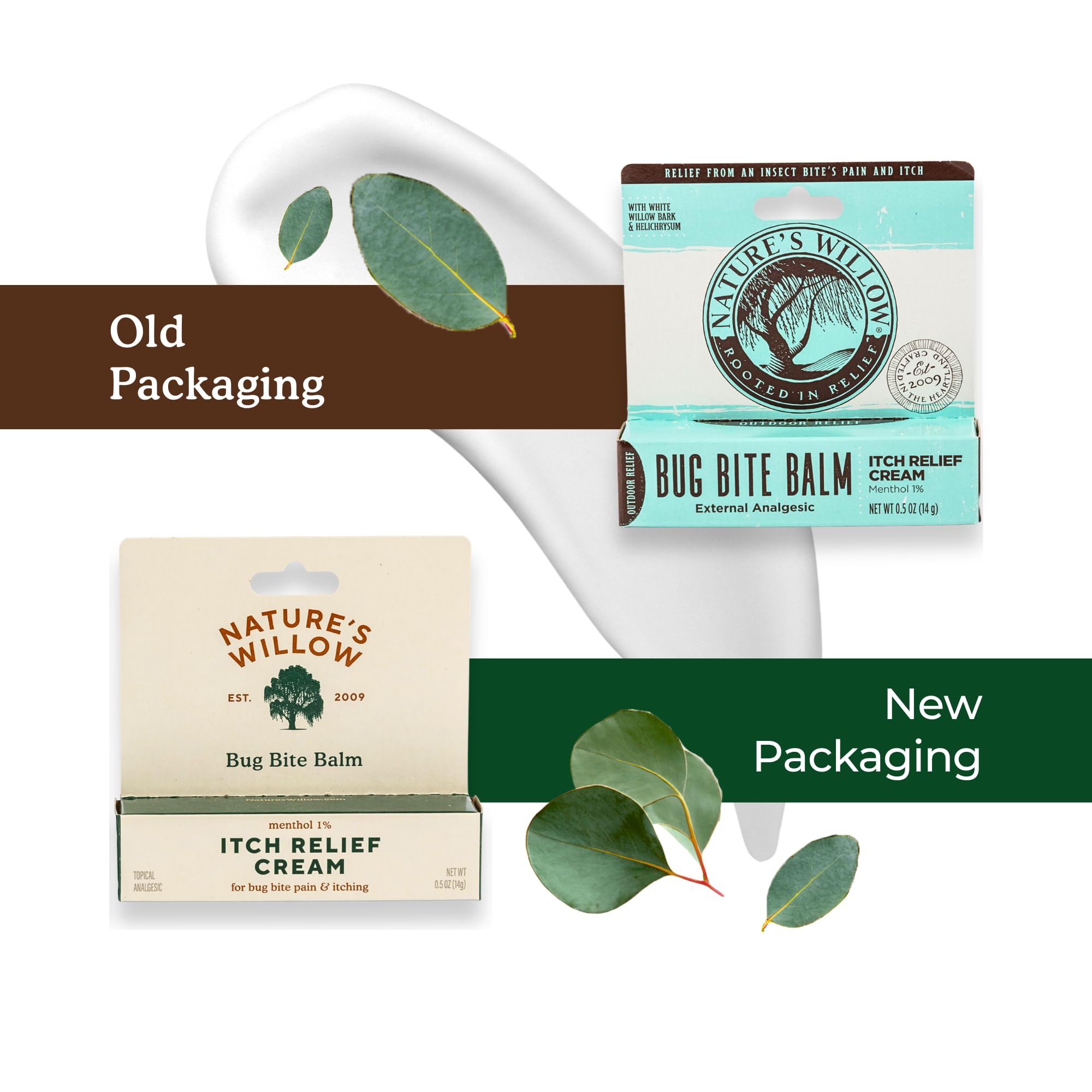 Willow Balm bottle demonstrating portable design for on-the-go use.