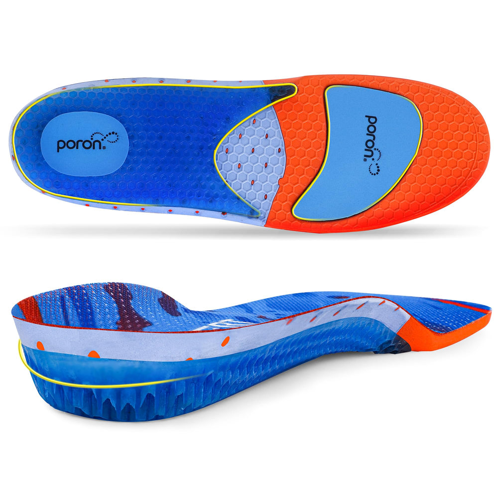 WIMSSERT Gel Work Boots Insoles show honeycomb gel layer for cushioned steps and shock absorption.