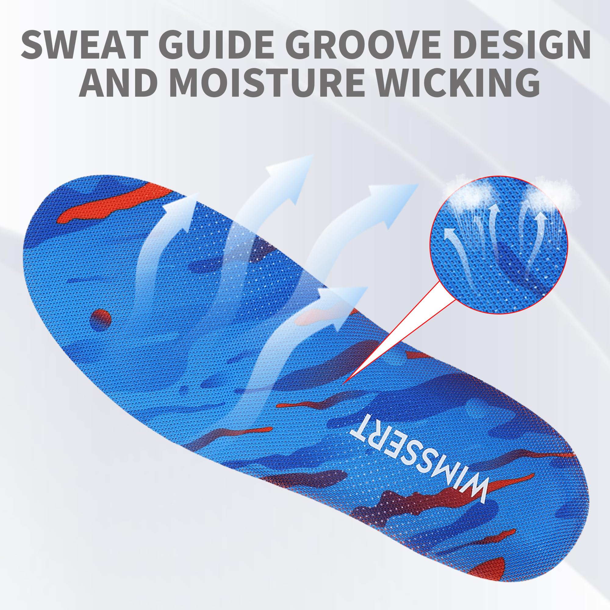 WIMSSERT trim-to-fit design helps secure a snug fit in most boots.