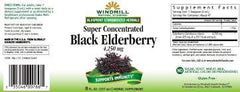 Windmill Black Elderberry liquid teaspoon pour showing convenient servings