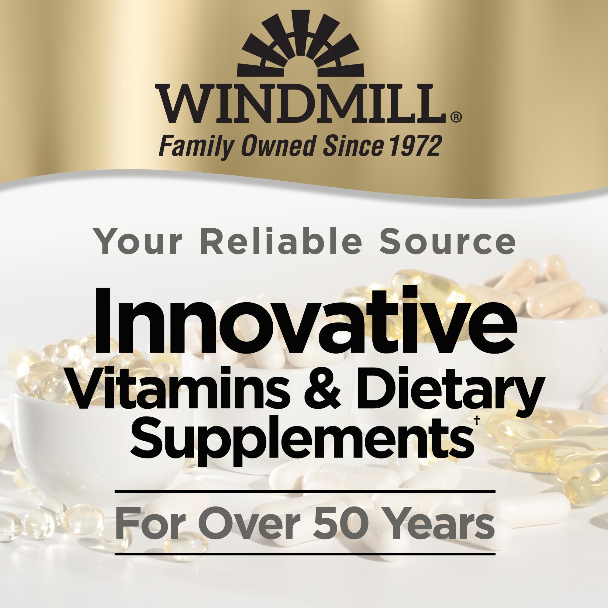 Windmill Magnesium Citrate packshot with bottle and cap for quick reference