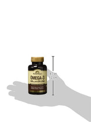 Windmill Omega 3 softgel close-up showing convenient daily capsules.