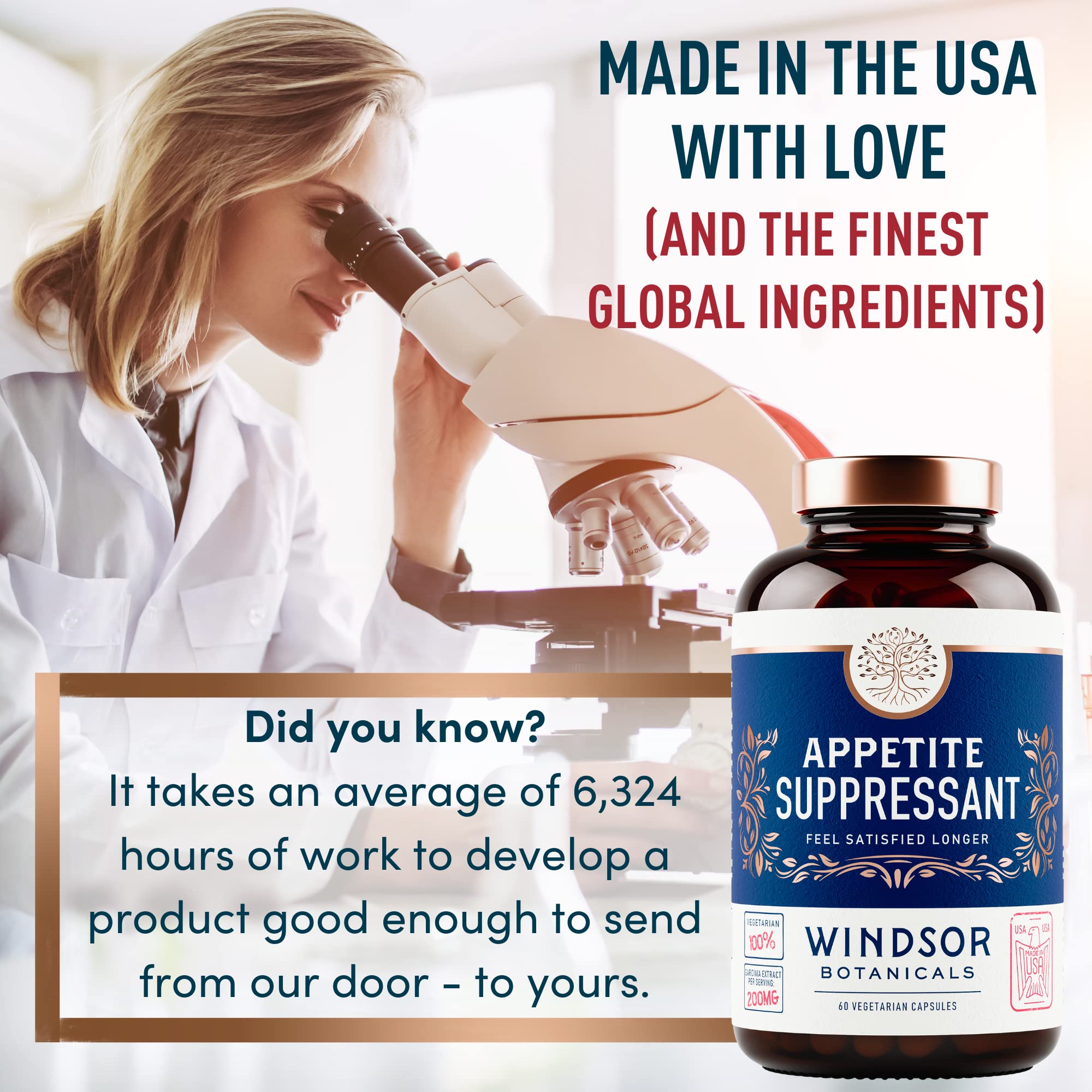 WINDSOR BOTANICALS daily capsules offer convenient weight management support.