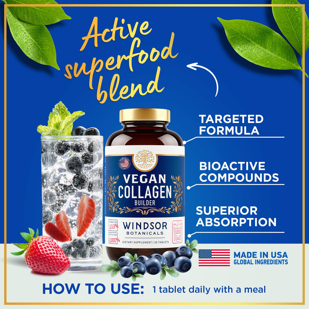 WINDSOR BOTANICALS skin-hair-nails close-up suggests potential support