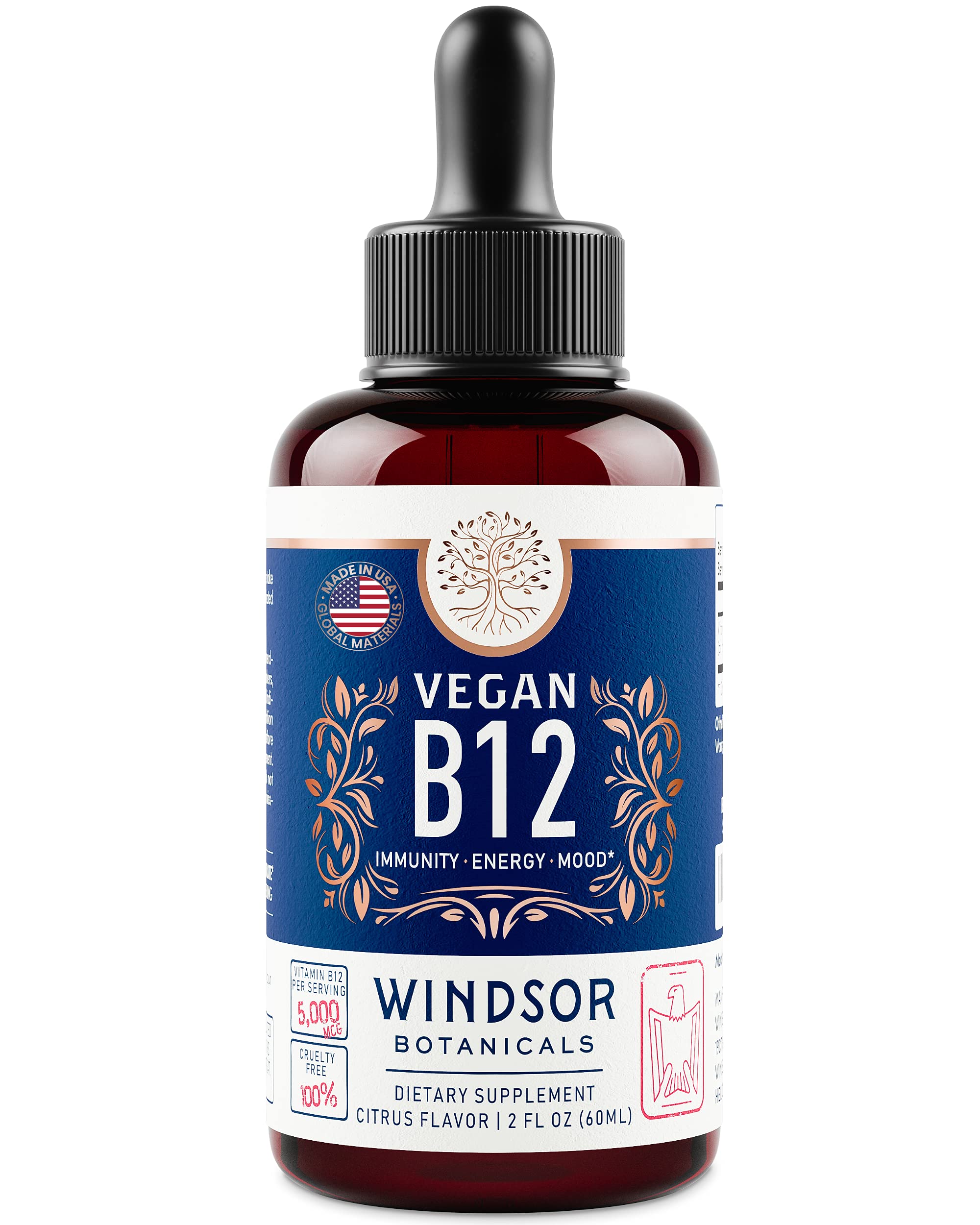 Windsor Botanicals dropper in action for fast absorption under tongue