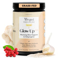 Winged Wellness Glow Up AM: Women's Collagen Powder with Grass-Fed Peptides, Lion's Mane & Maca (21 Servings)