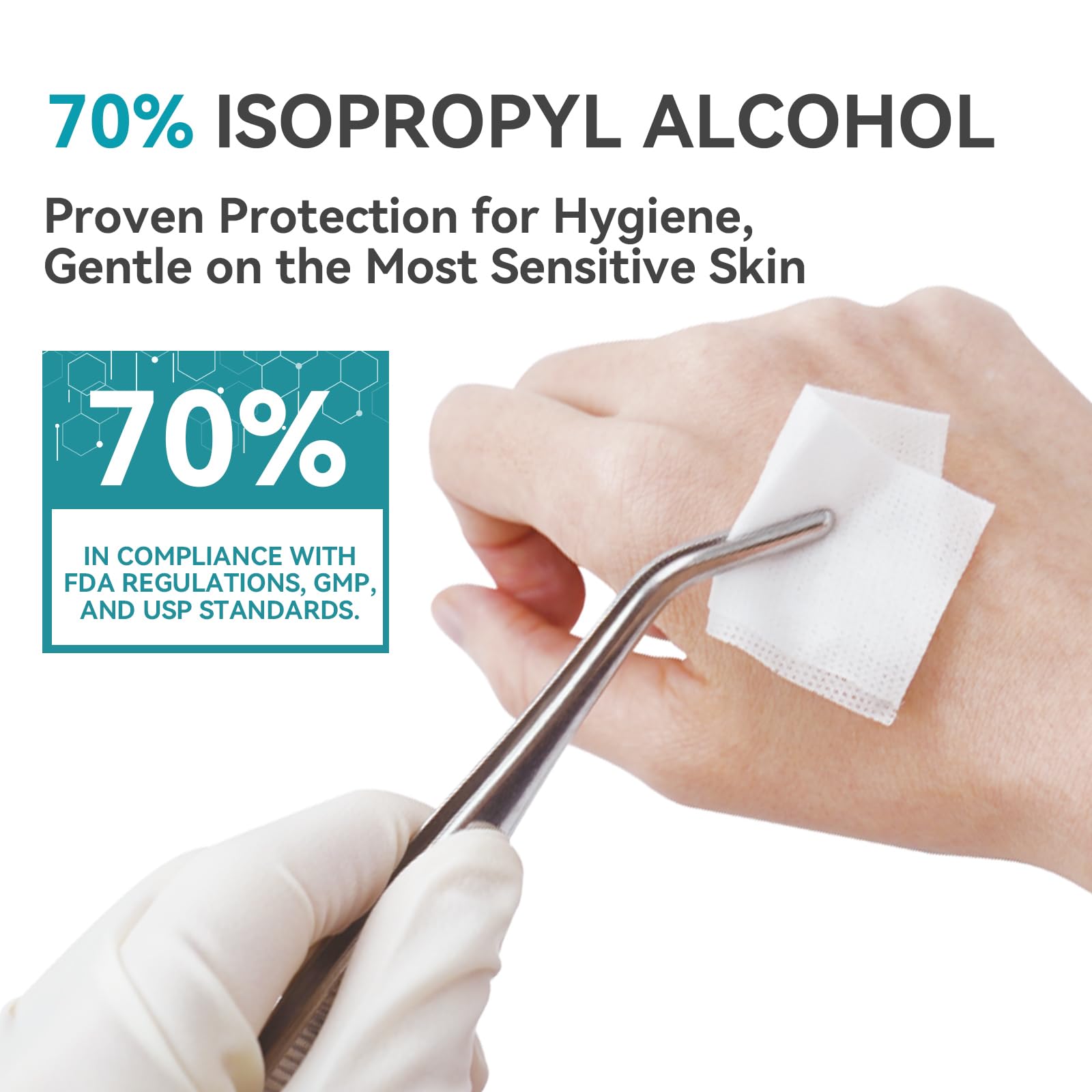 Winner alcohol pads 200-count wipes, individually wrapped for on-demand cleaning.