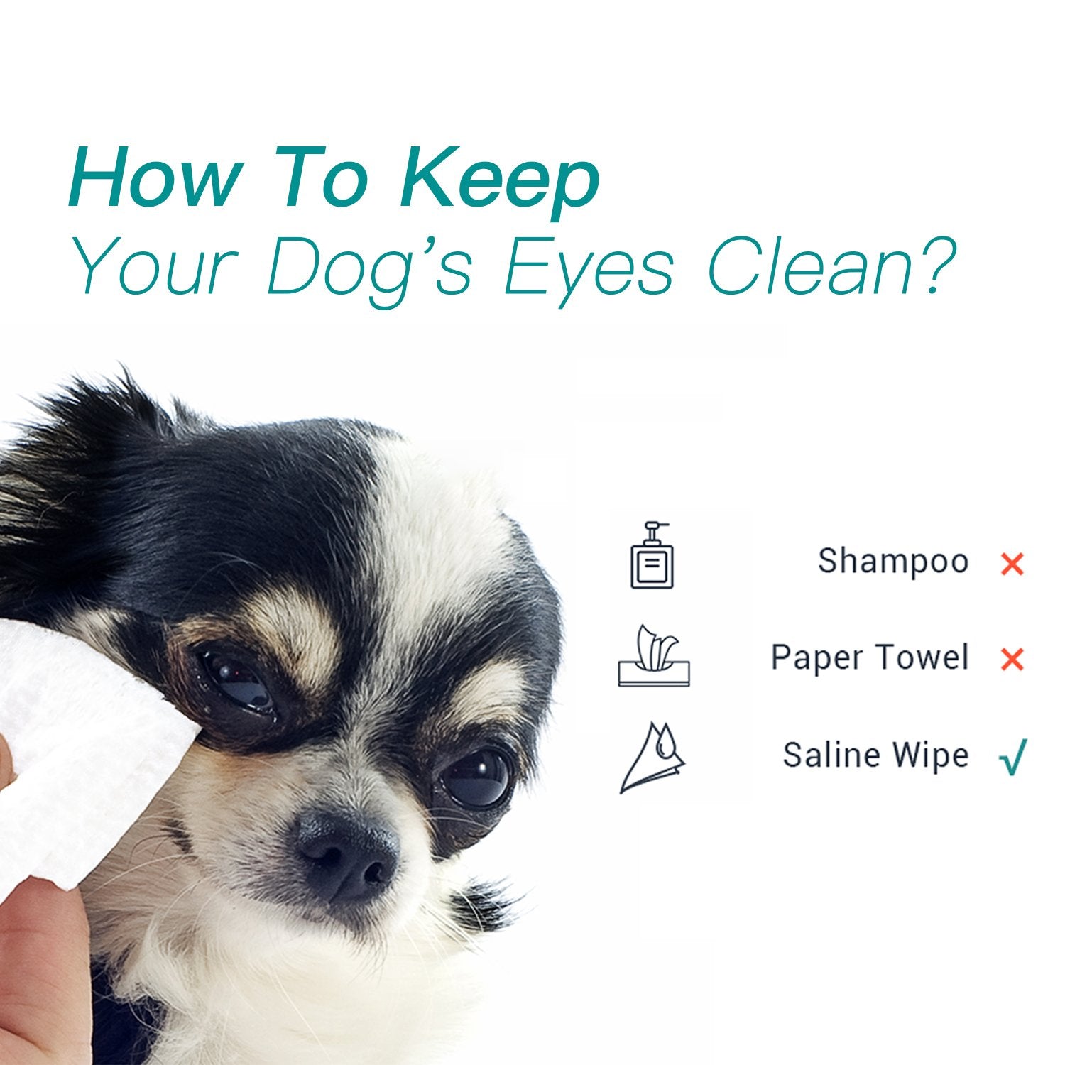 Winner sterile saline wipes 6x8 large wipe close-up showing soft cotton texture