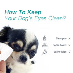Winner sterile saline wipes 6x8 large wipe close-up showing soft cotton texture