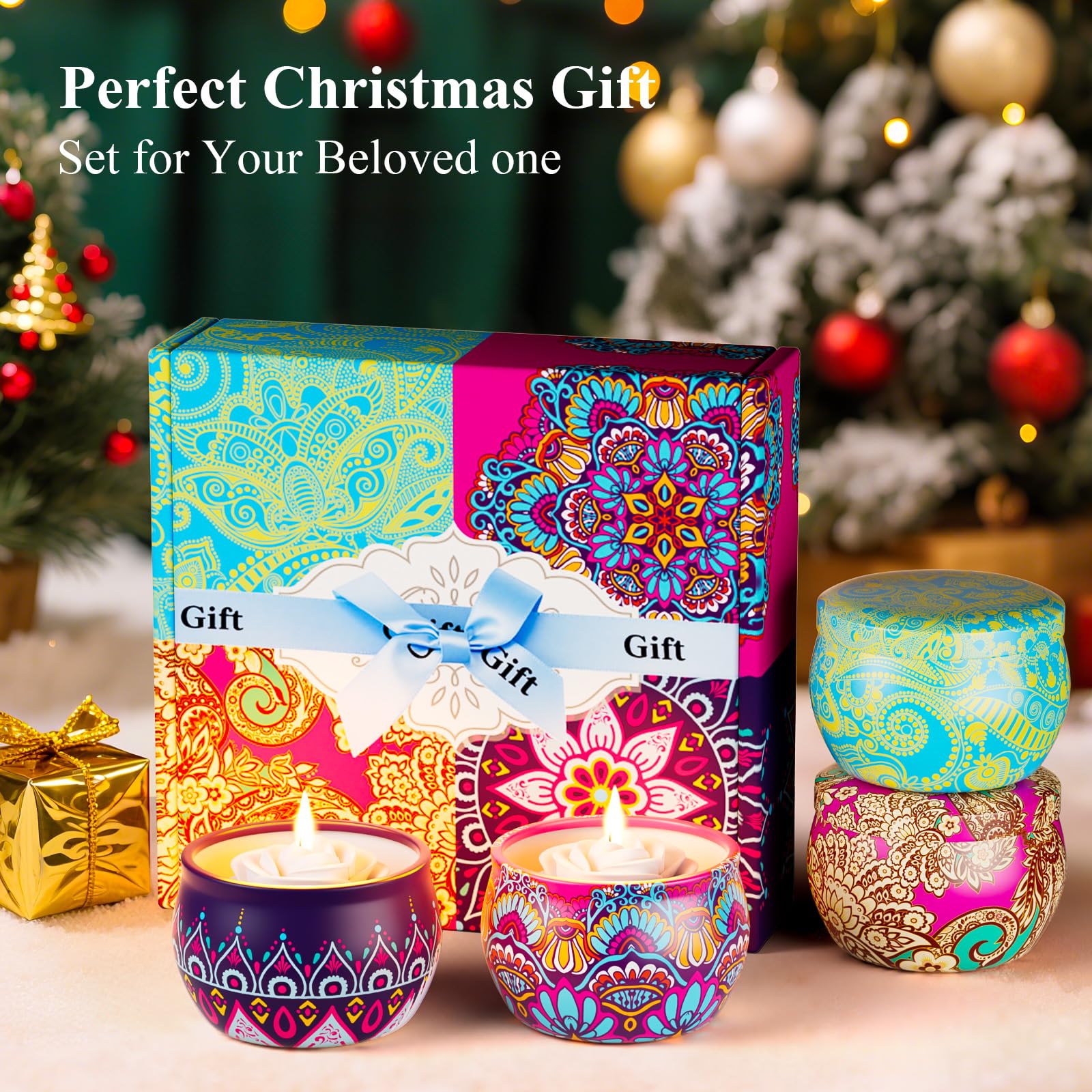 WINTERCRUSH Soy wax candle burns clean with essential oils.