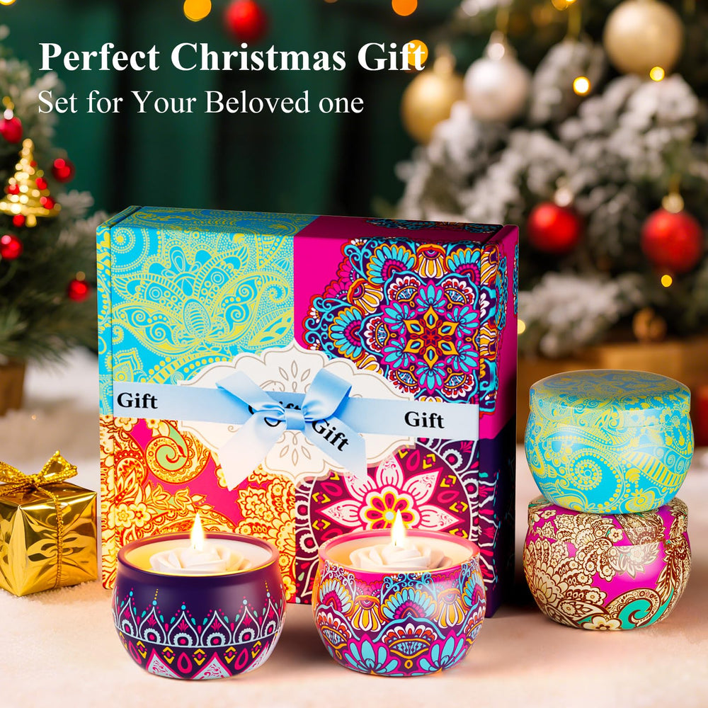WINTERCRUSH Soy wax candle burns clean with essential oils.