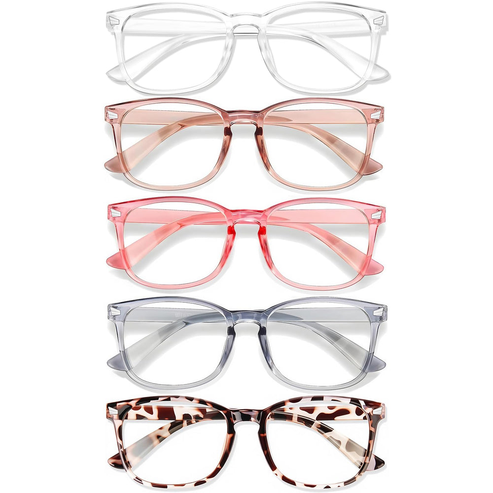 WINTOO blue light glasses 5-pair pack for versatile screen protection and everyday comfort.