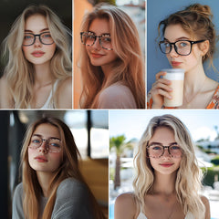 WINTOO blue light glasses in a gaming setup, reducing glare during long sessions.