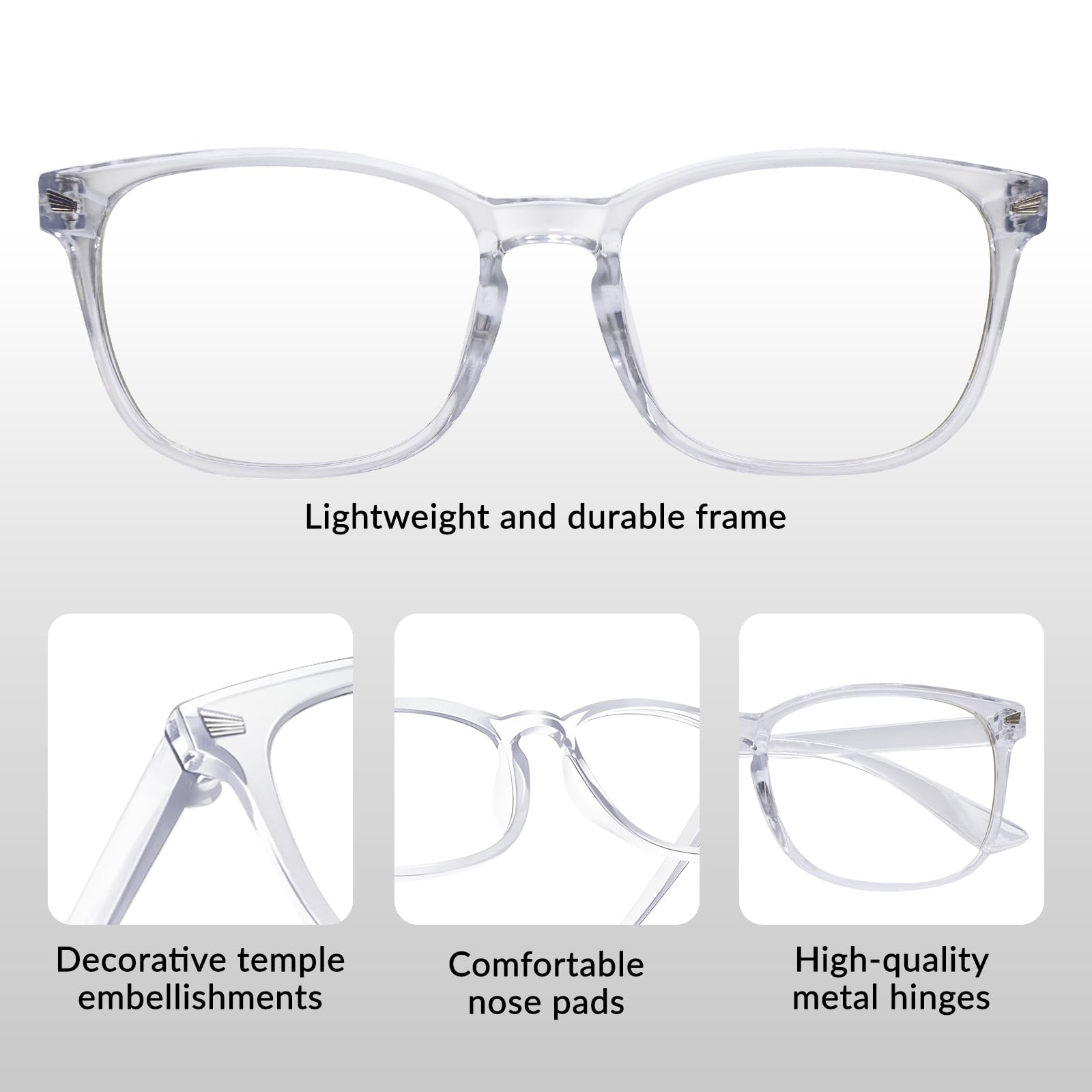 WINTOO multi-pack blue light glasses set for home, work, and gaming.