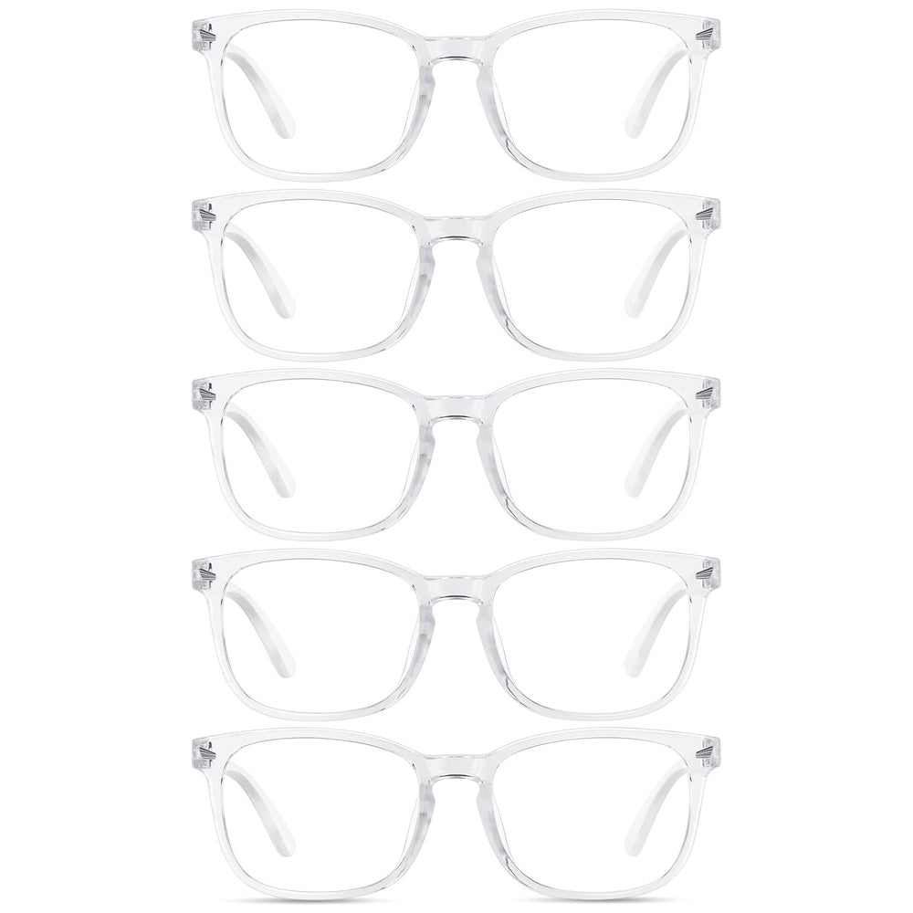 WINTOO blue light glasses for women with square frame, ideal for computer work.