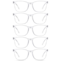 WINTOO blue light glasses for women with square frame, ideal for computer work.