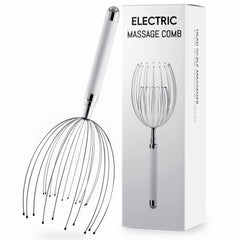 Winyoung head massager with 20 fingers close-up showing thorough scalp relaxation