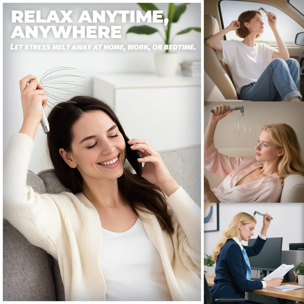 Winyoung head massager compact design ideal for travel.