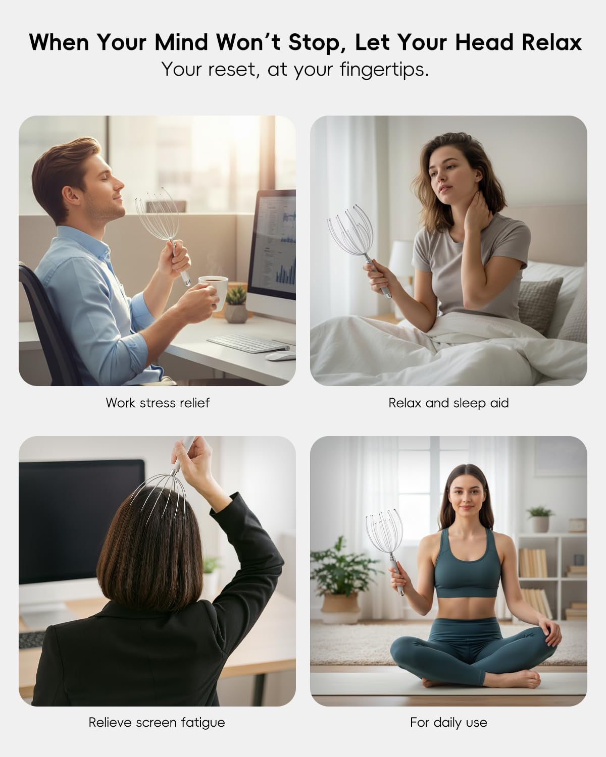 Winyoung spa-style head care design for calming home sessions