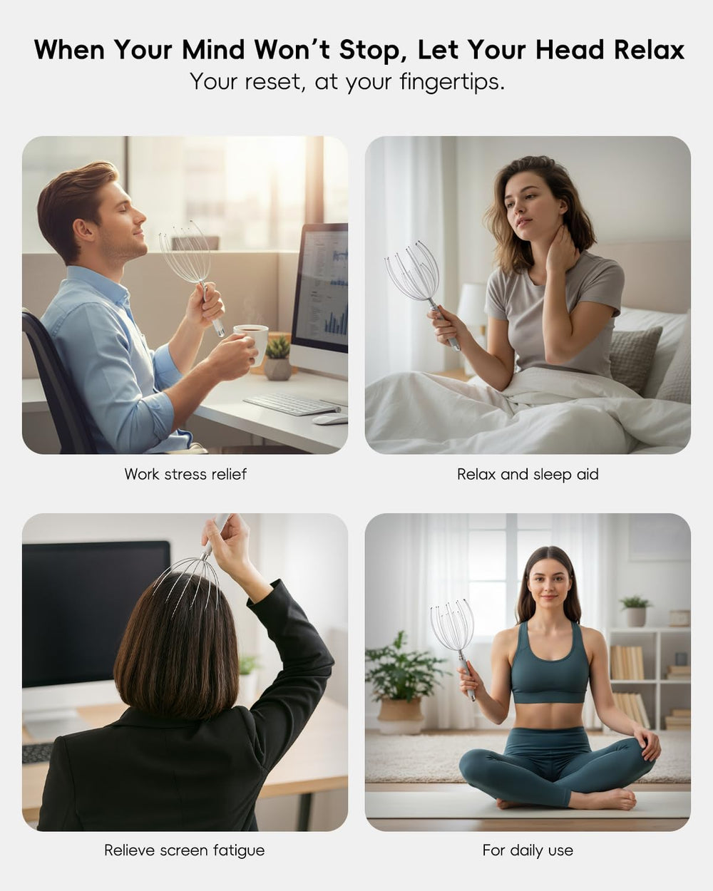 Winyoung spa-style head care design for calming home sessions