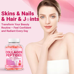 Wiszeen Collagen Gummies daily dose ready to take with water or on the go.