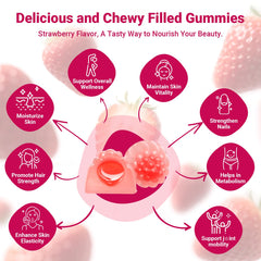 Wiszeen Collagen Gummies fruity chew texture ideal for a daily wellness routine.
