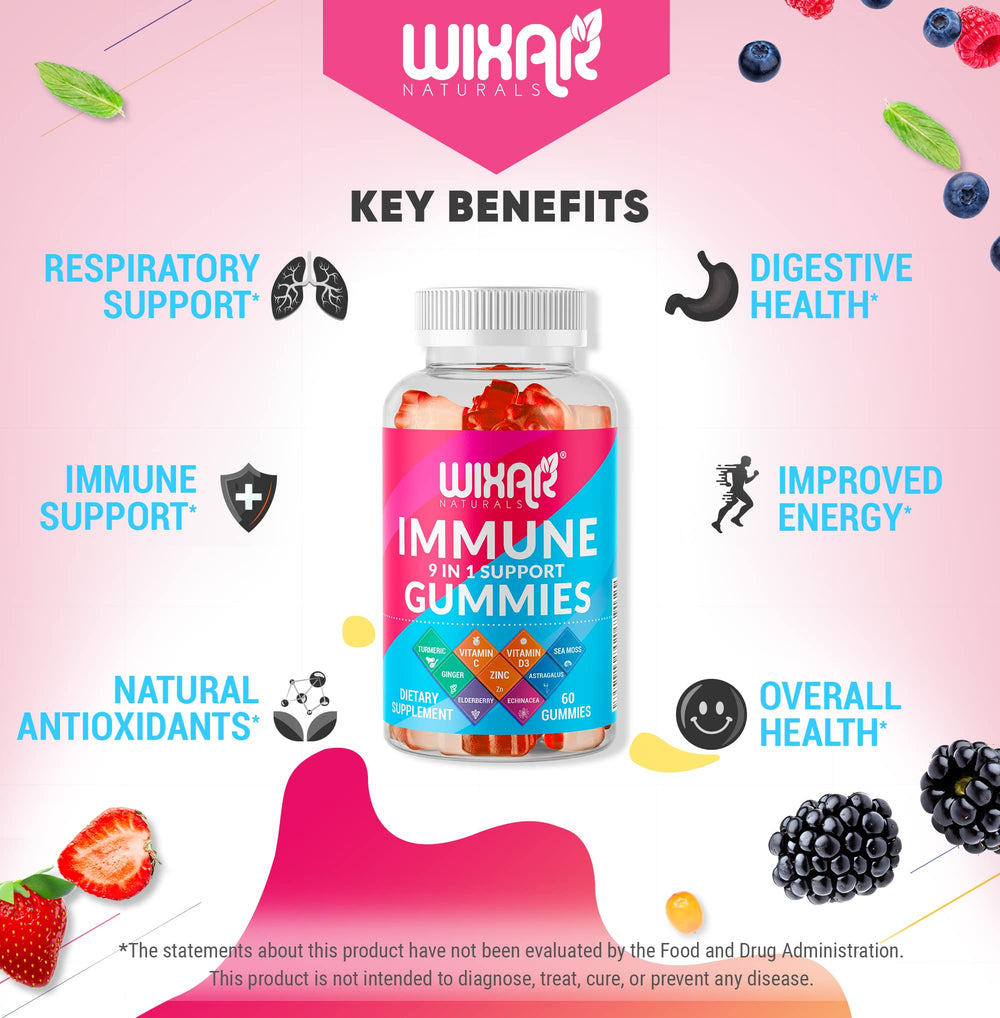 WIXAR NATURALS bottle made in USA for safety and quality