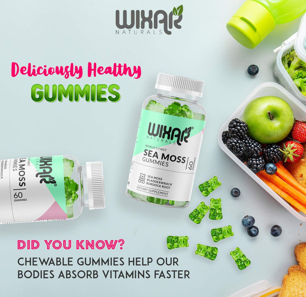 Vegan symbol on packaging signals plant-based supplement from WIXAR NATURALS