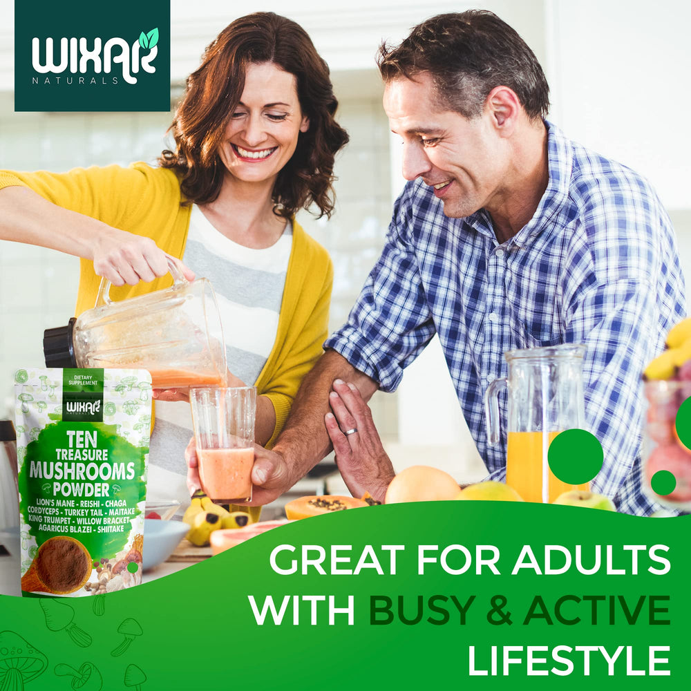 Wixar Naturals jar with cup for a cozy daily ritual