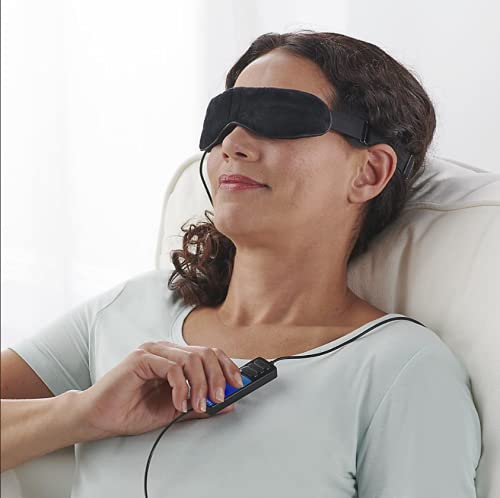 Wizard Research electric heated dry eye mask comfort fit around the eyes.