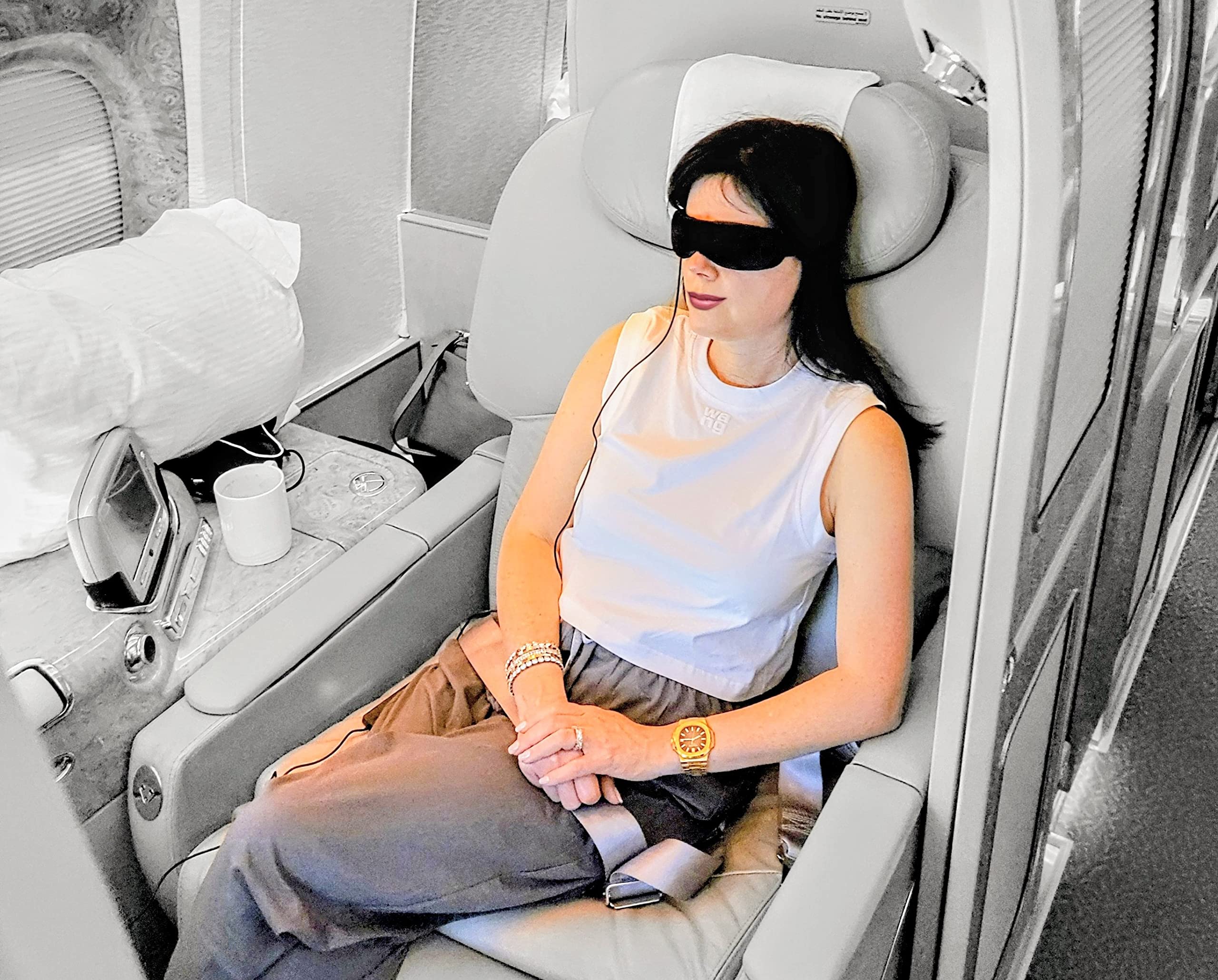 Wizard Research electric heated dry eye mask travel case for on-the-go warmth.
