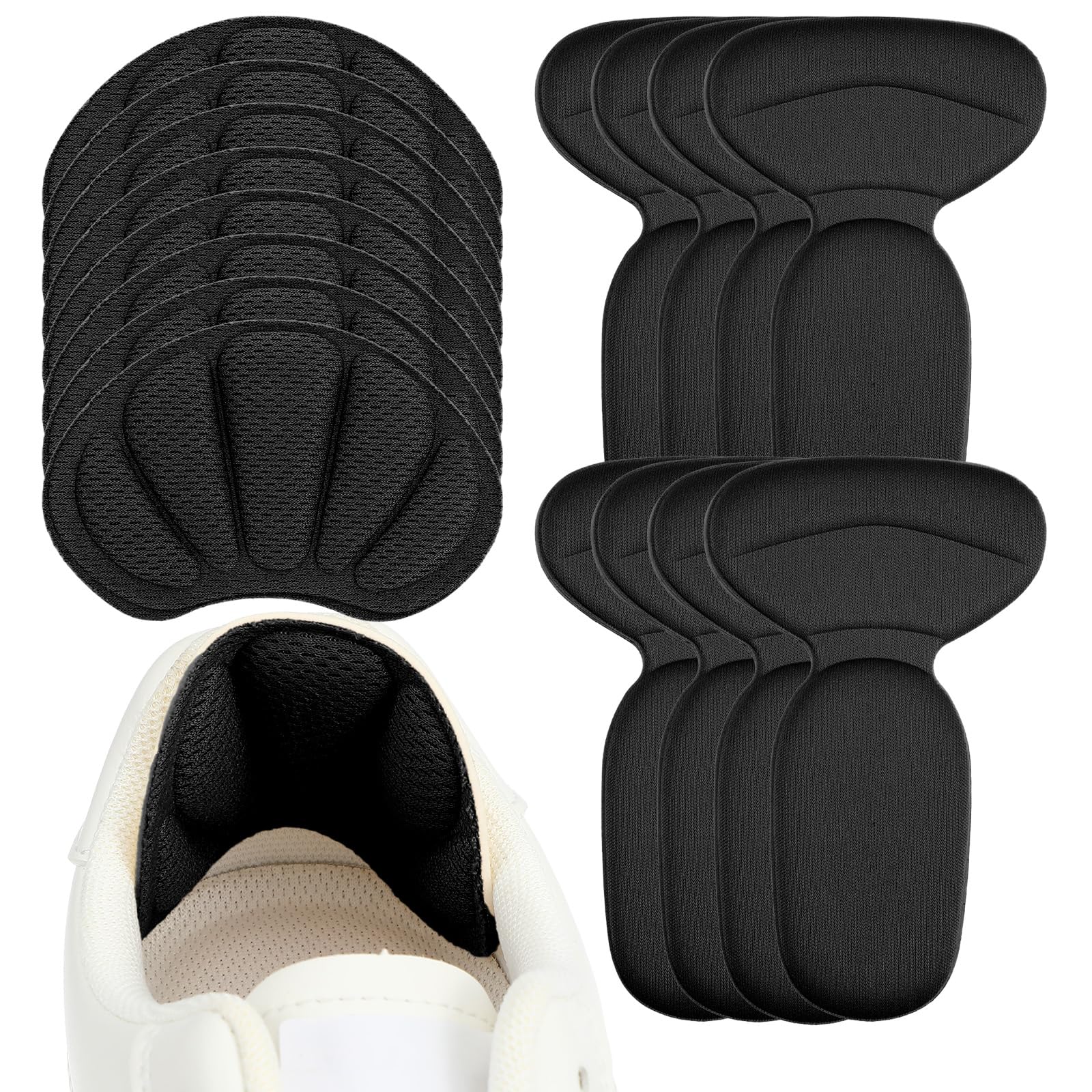 WJIAAA heel cushion pad inside shoe improves fit and reduces pressure