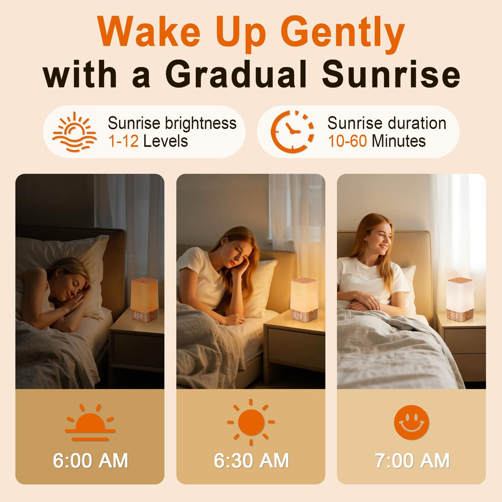 Wkzay Brightness control for comfortable reading and soft mornings.