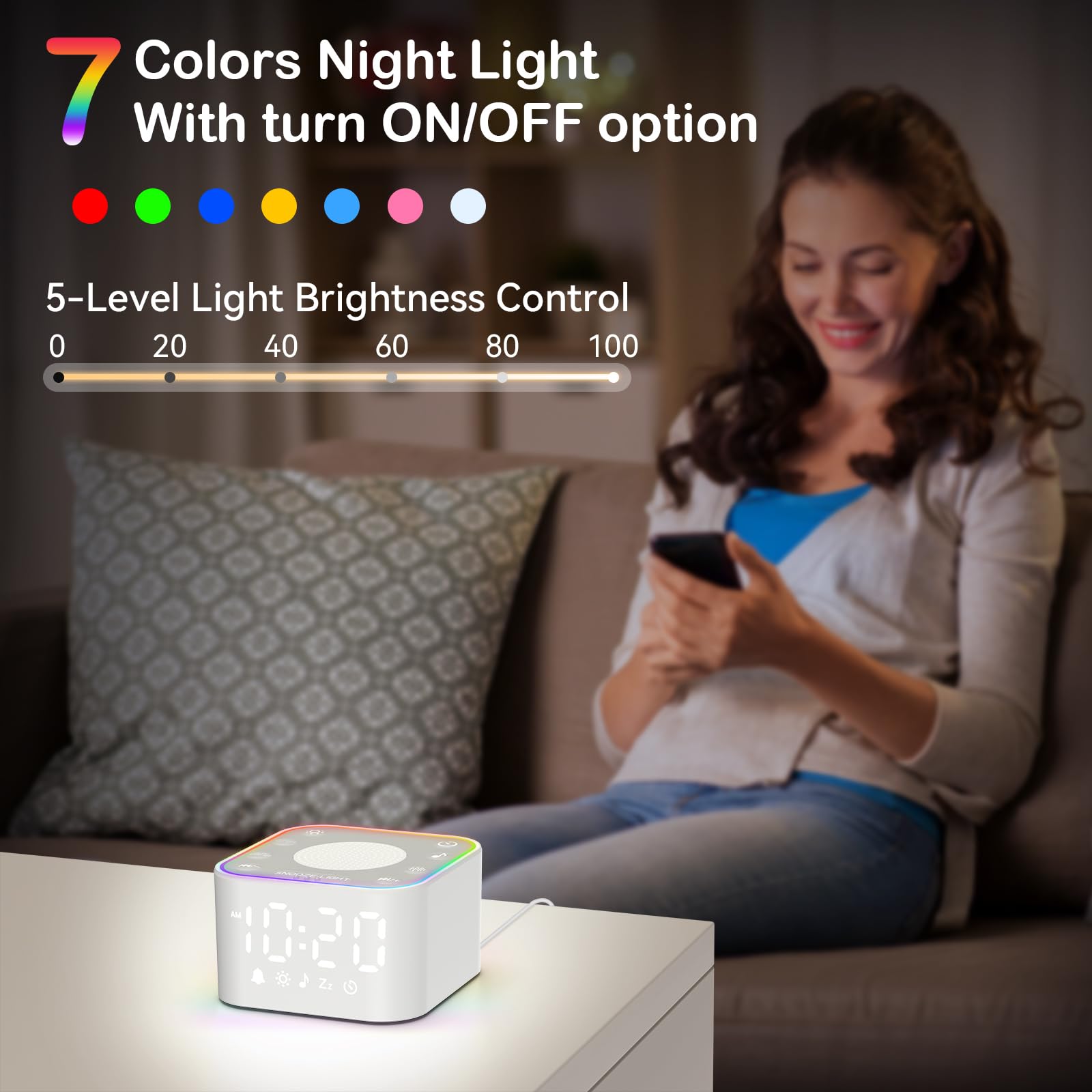 Wkzay portable design ideal for travel, hotel rooms, and trains.