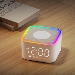 Wkzay white noise machine front view in compact design for better sleep.