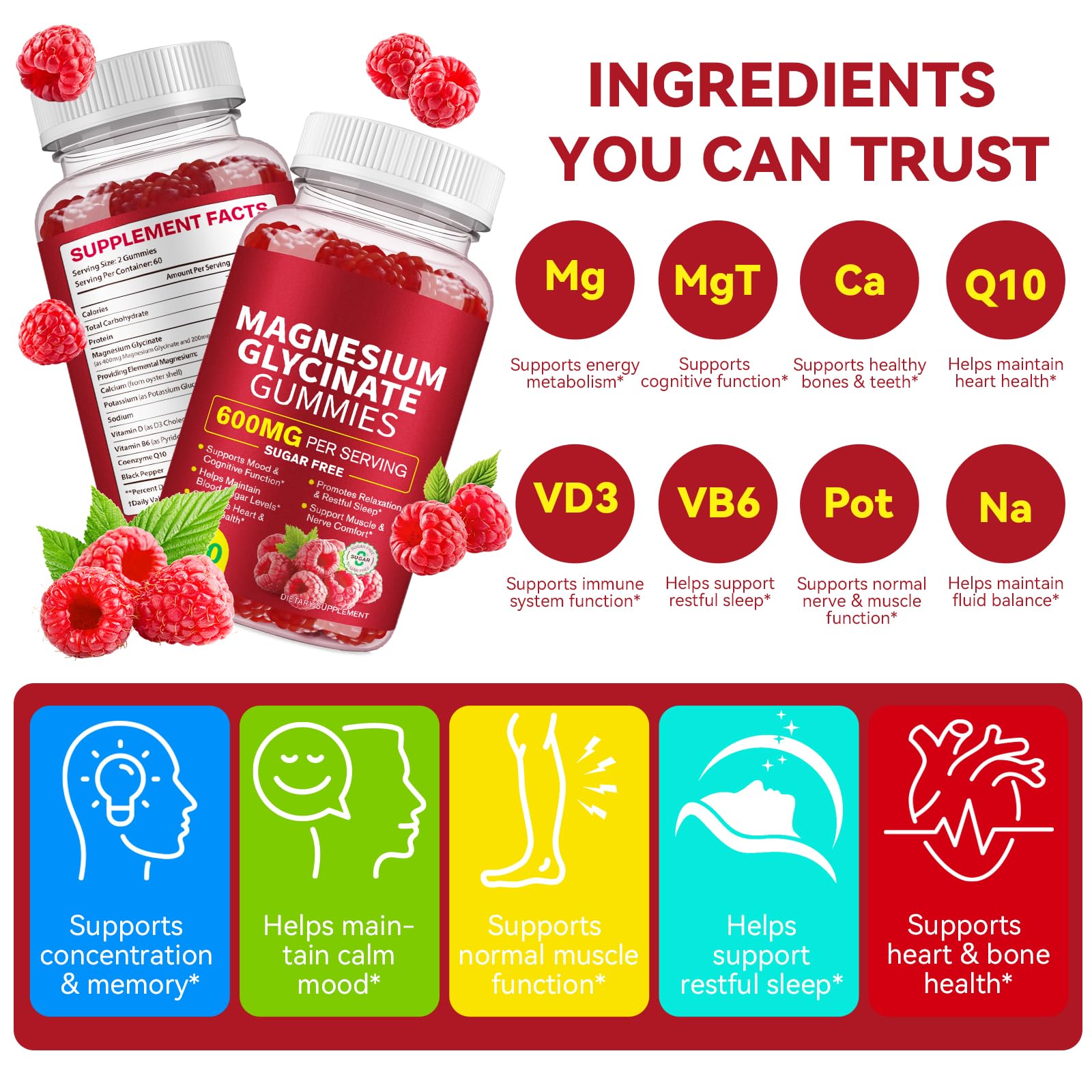WLCTJIAYOU gummies sugar-free formula jar label highlights guilt-free snacking.