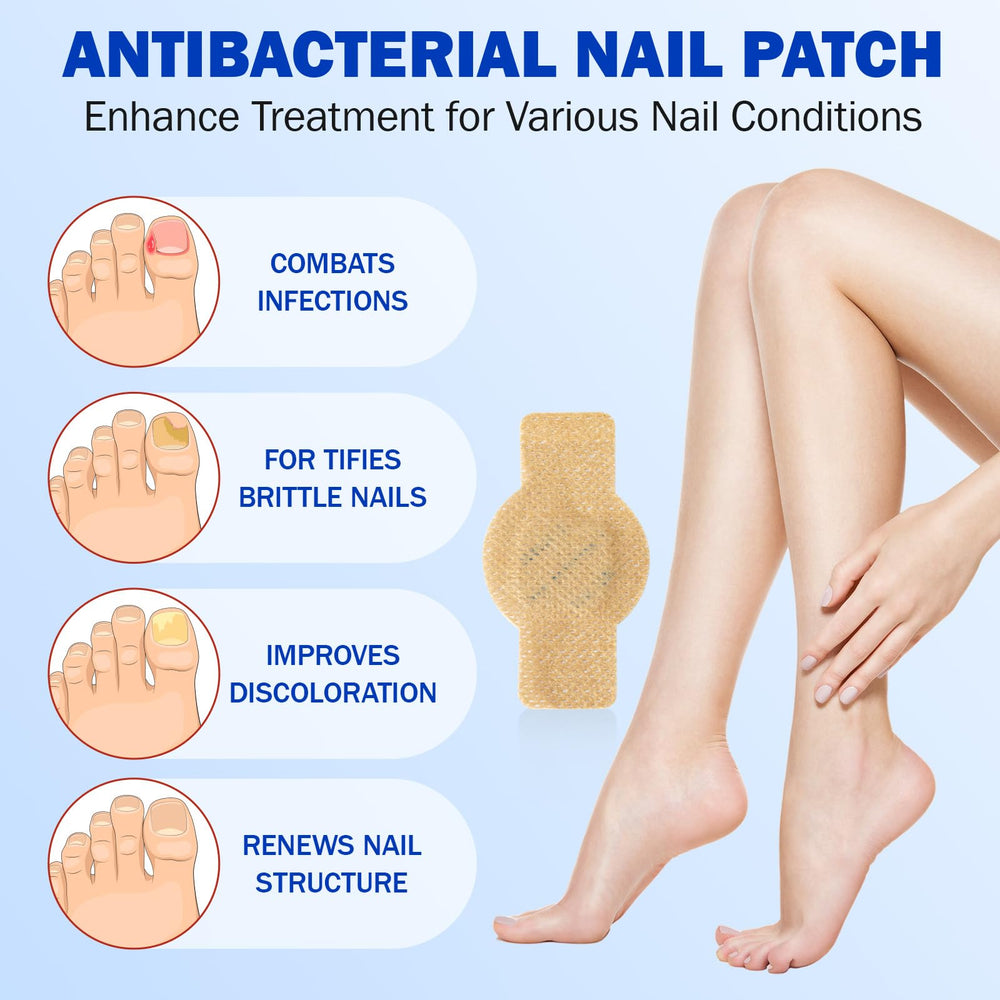 WLCTJIAYOU patch adhesive-side view highlights secure fit on nail.