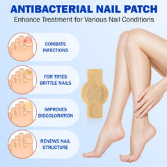 WLCTJIAYOU patch adhesive-side view highlights secure fit on nail.