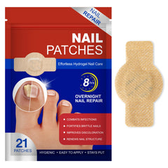 WLCTJIAYOU toenail patch application demonstrates easy overnight repair.