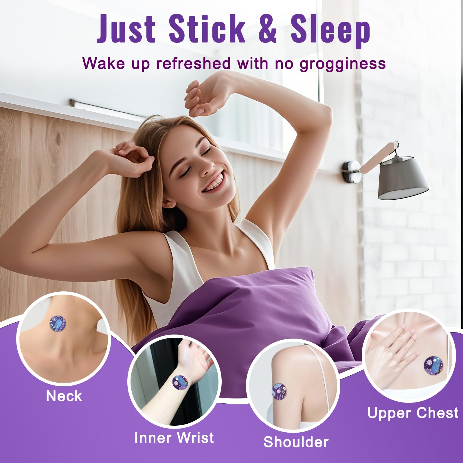 WLTHO Deep Sleep Patches travel pack demonstrates compact sleep support on the go.