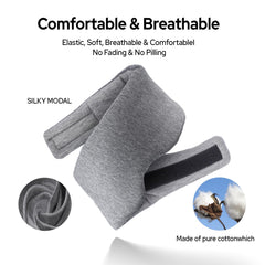 WM WESTERN MIRACLE Cotton Sleep Eye Mask adjustable strap shows universal fit