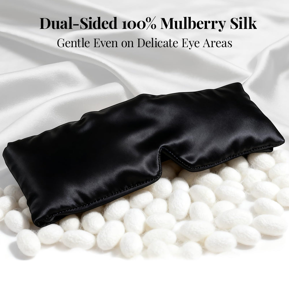 WM Western Miracle Silk Sleep Mask 360-degree light-blocking design for deep rest.