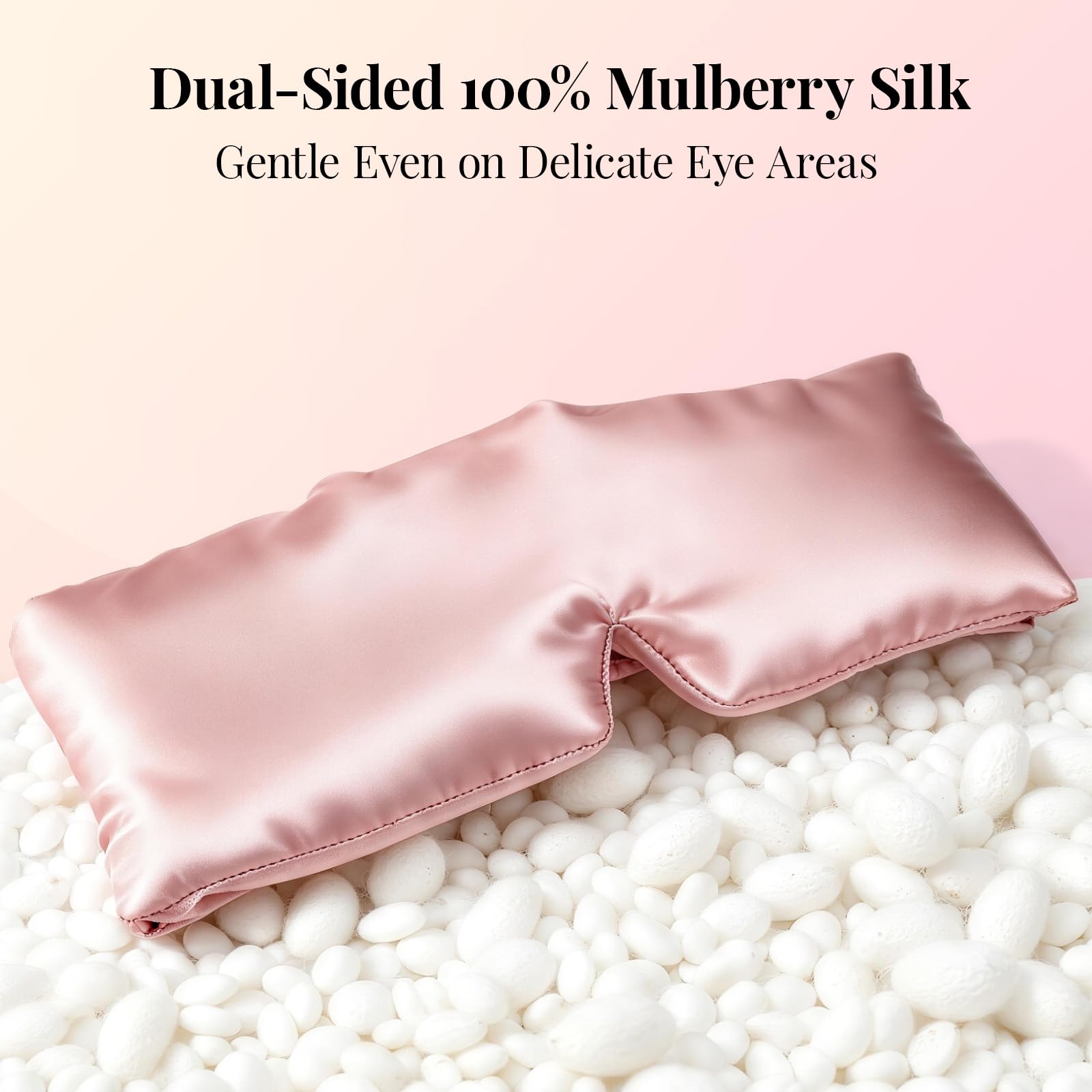 WM Western Miracle Silk Sleep Mask blocks light for undisturbed rest