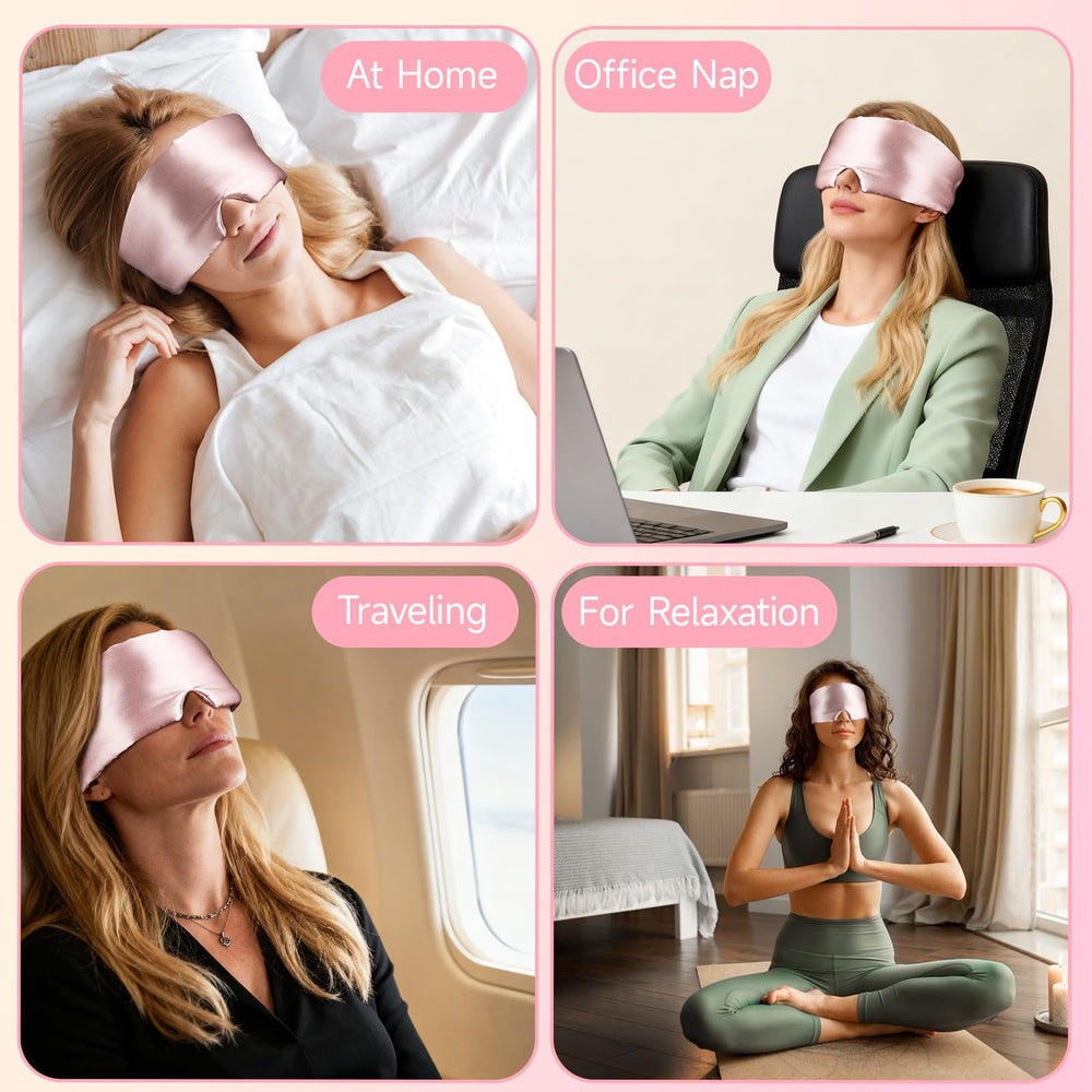 WM Western Miracle Silk Sleep Mask ideal for side sleepers