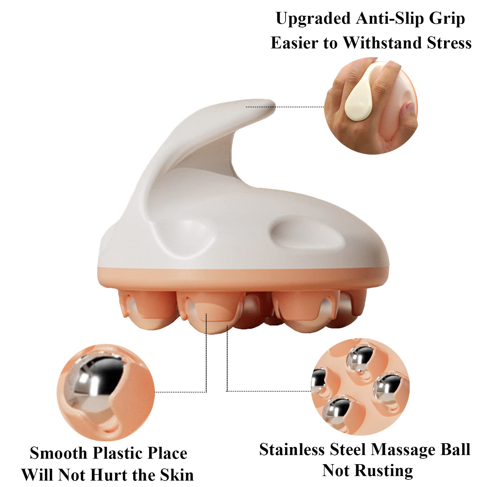 Bola rodante de 1,5 cm para masajes focalizados en zonas tensas.