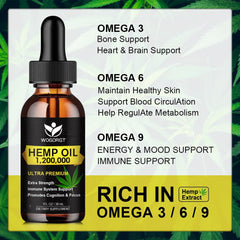 WOGORGT Hemp Oil dropper ready for easy daily use and relaxation.