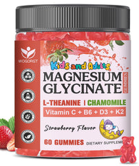 WOGORGT magnesium gummies bottle closeup for daily wellness