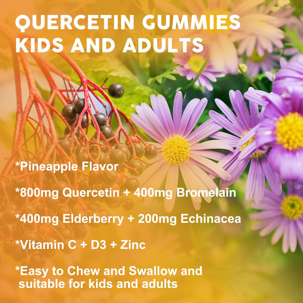 WOGORGT Quercetin Gummies bottle closed for convenient storage.